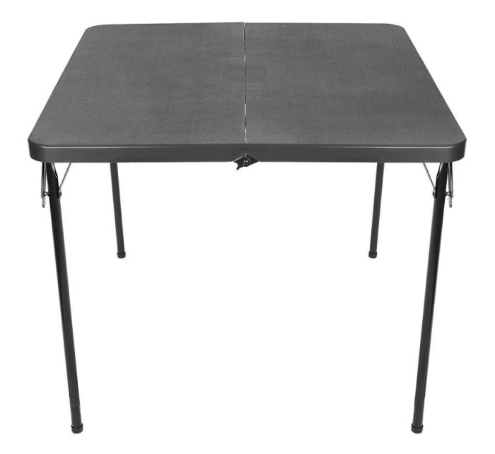 Stôl na stolovanie KOMPAKTNÝ STÔL 86,5x86,5x71 cm a 4 sedadlá ČIERNA