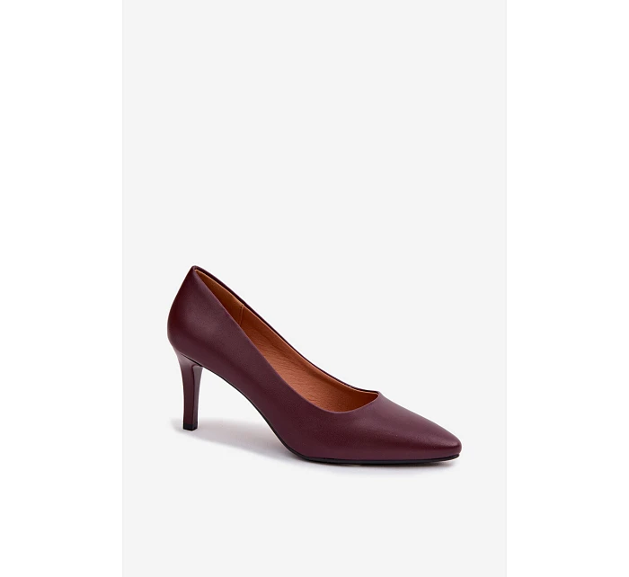 Červené eko kožené lodičky Sergio Leone Červené eko kožené lodičky Sergio Leone