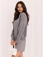 Sweter IR SW szary model 22400816 - FPrice Sweter IR SW szary model 22400816 - FPrice