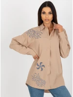 Košeľa TO KS 7005.34P béžová