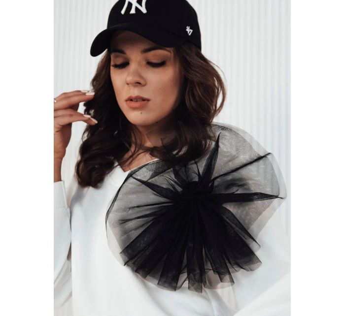 Dámská mikina ecru s výstřihem Dstreet model 21972827 - FashionStreet