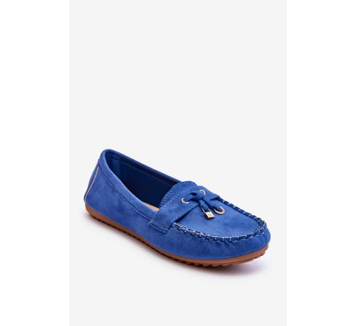 Klasické semišové mokasíny Modre Good Time Klasické semišové mokasíny Modre Good Time