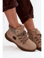 Kotníkové Dámské Béžové model 21714500 - Boto