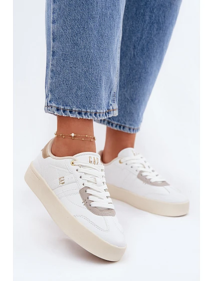 Dámské tenisky GAP BOUDLER GPW6142300070 Bílé Dámské tenisky GAP BOUDLER GPW6142300070 Bílé