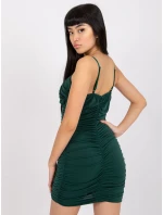 Šaty DHJ SK 13930.90 tmavo zelená