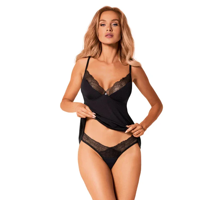 Výnimočný set Bella Rou top & panties - Obsessive