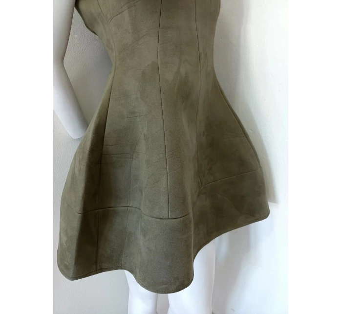 Dámske šaty M456 olivové - Figl