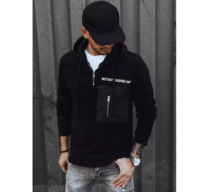 Pánská černá mikina Dstreet model 21966819 - FashionStreet Pánská černá mikina Dstreet model 21966819 - FashionStreet