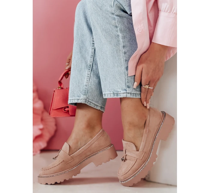 Dámské mokasíny pink Dstreet model 21983179 - FashionStreet