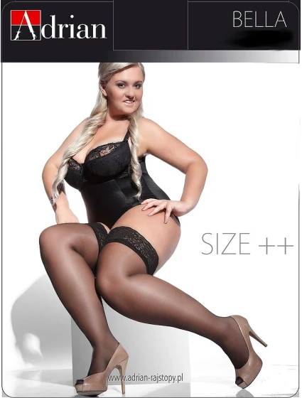 Dámské samodržící punčochy Bella 15 den model 7464116 - Adrian