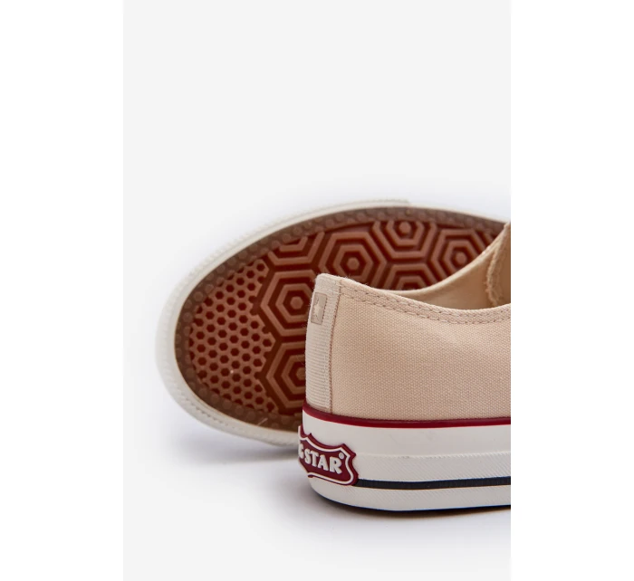 Trampki Męskie Big Star NN174058 Beżowe