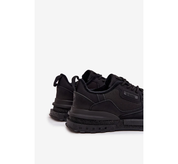 Pánská sportovní obuv s izolací model 21711501 HIPOLY SYSTEM Černá - Big Star Shoes Pánská sportovní obuv s izolací model 21711501 HIPOLY SYSTEM Černá - Big Star Shoes
