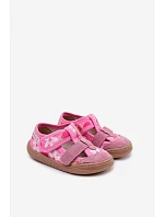 Dětské pantofle Barefoot Růžové model 22101047 - Milami Dětské pantofle Barefoot Růžové model 22101047 - Milami