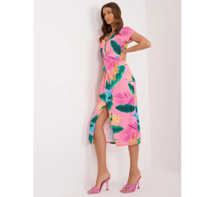 Sukienka DHJ SK  różowy model 20095231 - FPrice