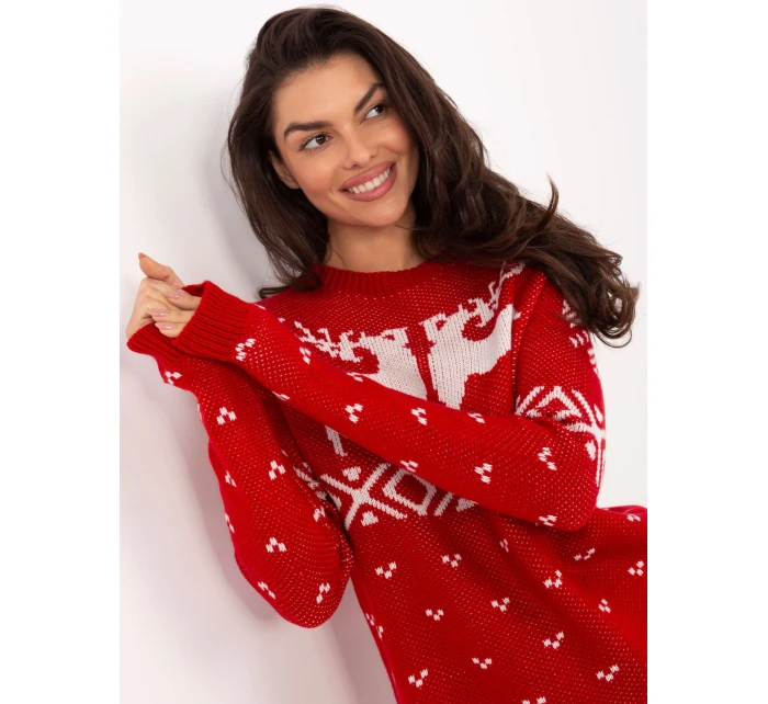 Jumper MI SW 19128.34 červený Jumper MI SW 19128.34 červený