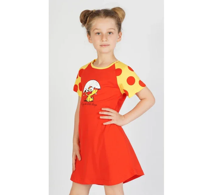 Detská nočná košeľa s krátkym rukávom Malé kurča