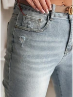 Dámské džínové kalhoty mom fit blue Dstreet model 21985549 - FashionStreet Dámské džínové kalhoty mom fit blue Dstreet model 21985549 - FashionStreet