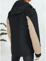 Pánská zimní bunda s kapucí béžová Dstreet model 21991408 - FashionStreet