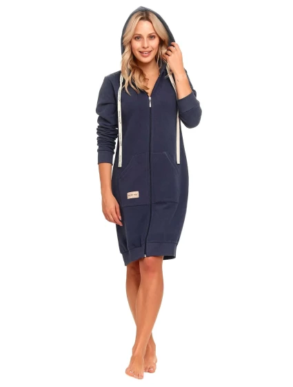 Dámsky župan 9756 modrý - Doctornap