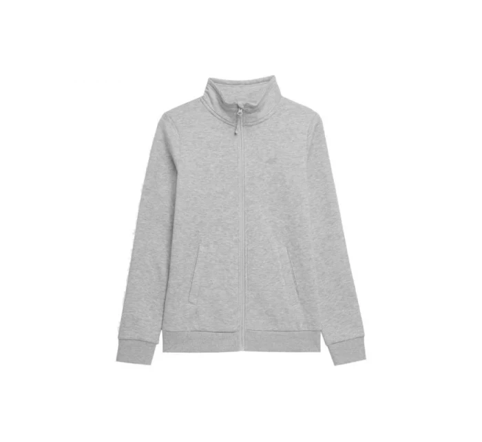 Mikina 4F W 4FSS23TSWSF371 cool light grey malange Mikina 4F W 4FSS23TSWSF371 cool light grey malange