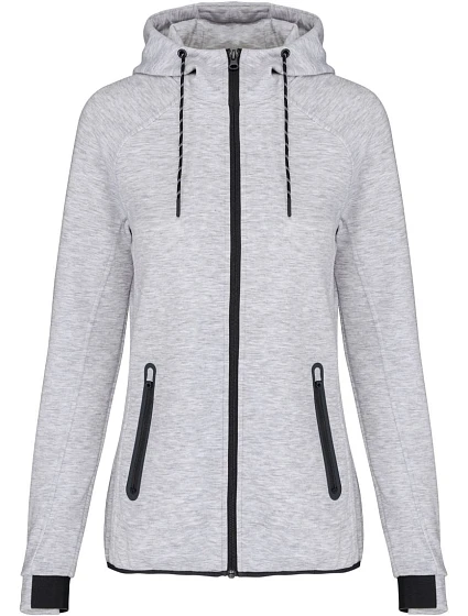 Kariban ProAct PA 359 Dámska tréningová bunda 20.P359 ash heather Kariban ProAct PA 359 Dámska tréningová bunda 20.P359 ash heather