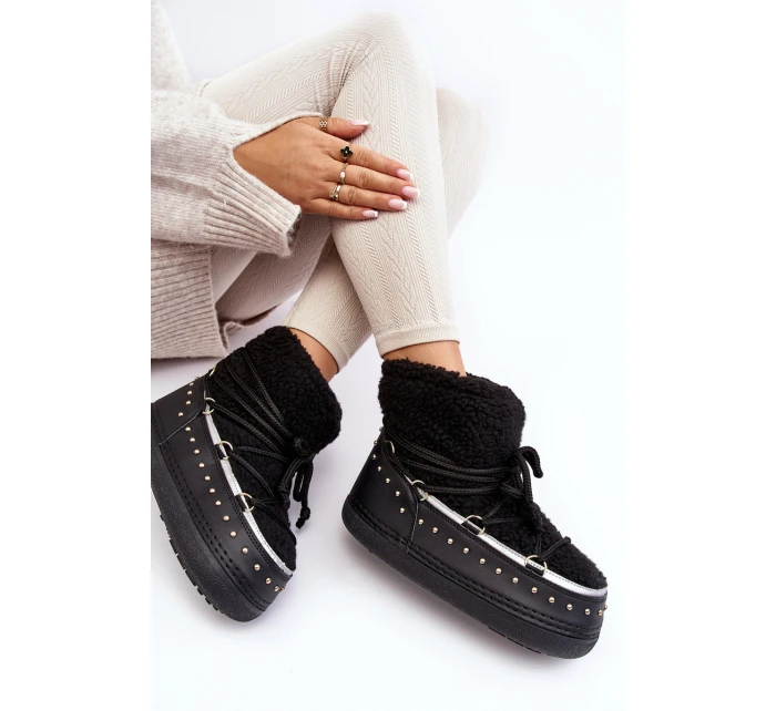 Dámské zateplené zimní sněhule černé model 21637510 - Boto