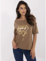 Blúzka CLM BZ 1700.88 svetlohnedá Blúzka CLM BZ 1700.88 svetlohnedá