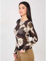 Blúzka IT BZ 22125.60 čierna a béžová