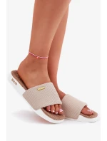 Dámske papuče Big Star - béžové