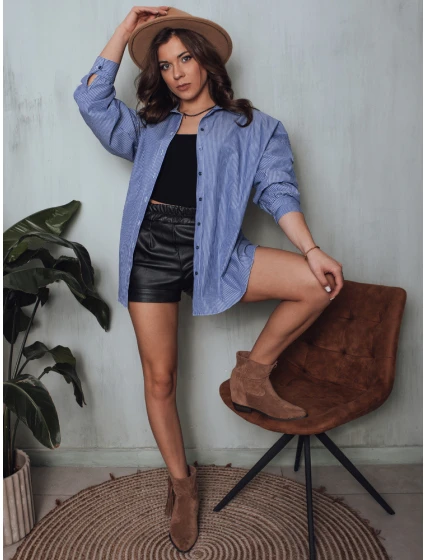 Dámské oversize tričko modré Dstreet model 21972228 - FashionStreet