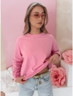 Dámská jednobarevná mikina růžová Dstreet model 21985696 - FashionStreet