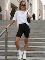 Dámske športové cyklistické šortky, čierne, FashionStreet SY0565