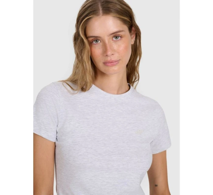 Dámské bavlněné slim tričko model 21432834 - 4F