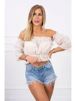 Španielska blúzka béžová