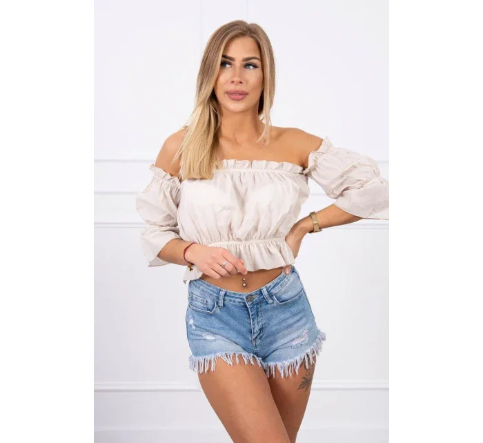 Španielska blúzka béžová