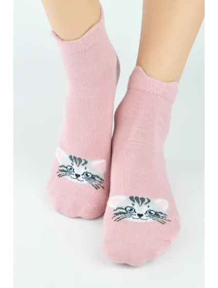 BAVLNENÉ PONOŽKY SO SILIKÓNOM SB009 DIEVČATÁ BAVLNENÉ PONOŽKY SO SILIKÓNOM SB009 DIEVČATÁ