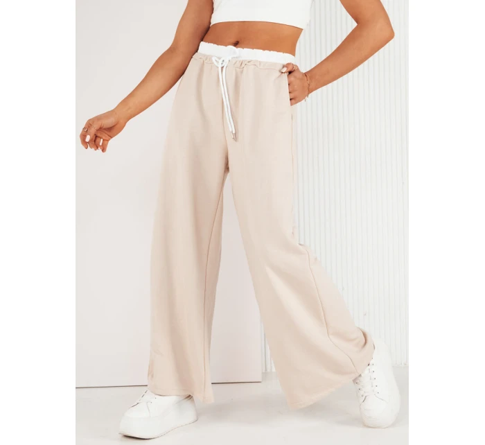 Dámske nohavice VERES beige FashionStreet UY1956