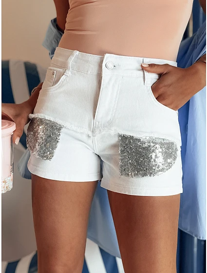 dámské šortky bílé Dstreet model 21977663 - FashionStreet