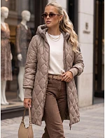 kurtka damska przejściowa pikowana beżowa model 22346226 - FashionStreet kurtka damska przejściowa pikowana beżowa model 22346226 - FashionStreet
