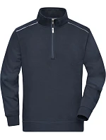 JN Pracovní mikina s 1/4 zipem Solid 02.0 navy model 22493558 - Daiber JN Pracovní mikina s 1/4 zipem Solid 02.0 navy model 22493558 - Daiber
