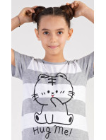 Detská nočná košeľa s krátkym rukávom Mačiatko