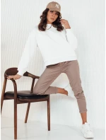 Dámska mikina LORAN white FashionStreet BY1251 Dámska mikina LORAN white FashionStreet BY1251