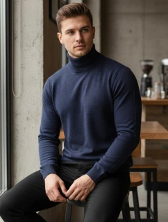 FashionStreet pánske tmavomodré vafle WX2360