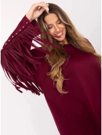 bluza damska z bordowa model 21470523 - Factory Price