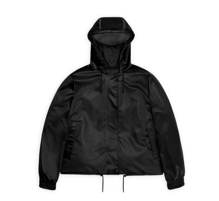 Rains dámska bunda do dažďa STRING W JACKET W3 18040 84 BLACK GRAIN
