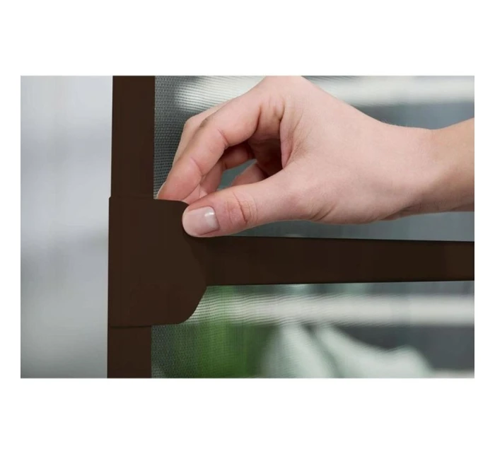 MOSKYTIÉRA NA DVERE 100X215 HNEDÁ BASIC PLUS