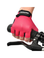 Dětské cyklistické rukavice Meteor Pink Jr 26196-26197-26198