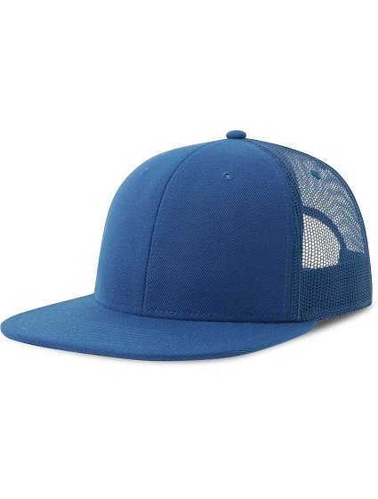 Atlantis Headwear Snap Mesh-S 6-panelová truckerová čiapka 33.0257 royal/royal Atlantis Headwear Snap Mesh-S 6-panelová truckerová čiapka 33.0257 royal/royal