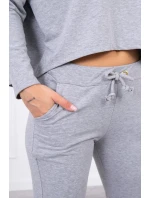 Súprava s oversize šedou blúzkou Súprava s oversize šedou blúzkou