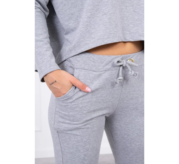 Súprava s oversize šedou blúzkou Súprava s oversize šedou blúzkou